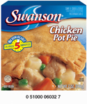 Frozen Dinner Swanson Chicken Pot Pie